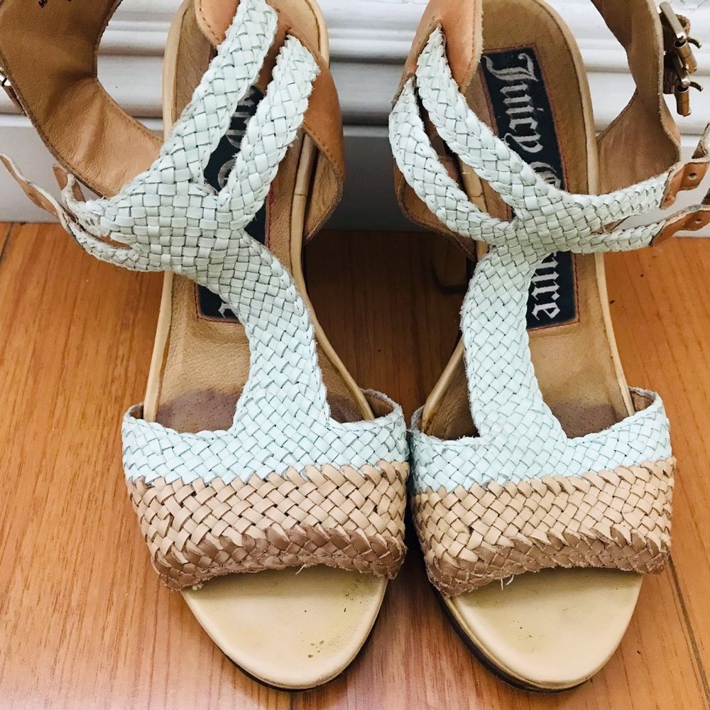 Used - Juicy Couture Raffia Sandal Size 6